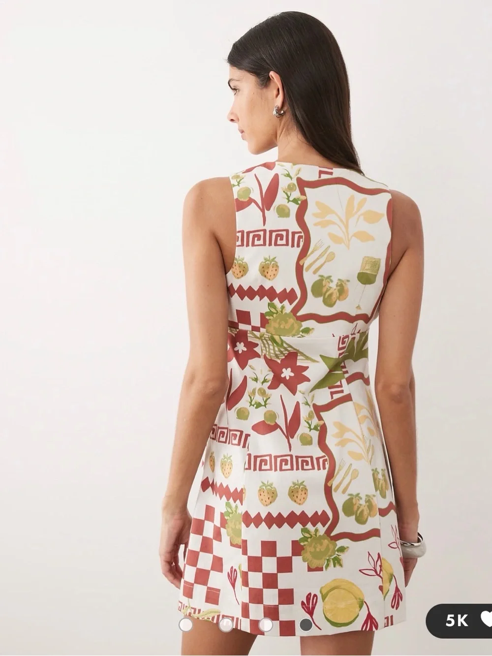 ASOS | Square Neck Mini Sundress - Picture 3 of 4